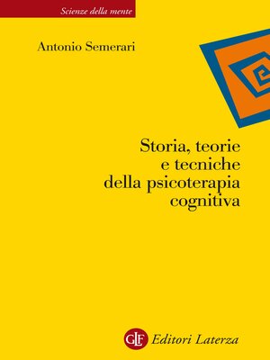 cover image of Storia, teorie e tecniche della psicoterapia cognitiva